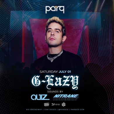 PARQ SATURDAYS w/ G-Eazy