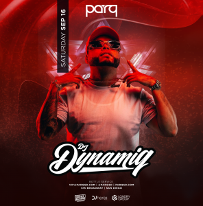 PARQ Saturdays w/ DJ Dynamiq