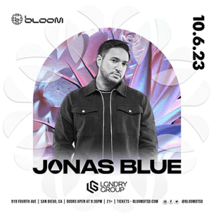 Bloom Fridays W/ Jonas Blue