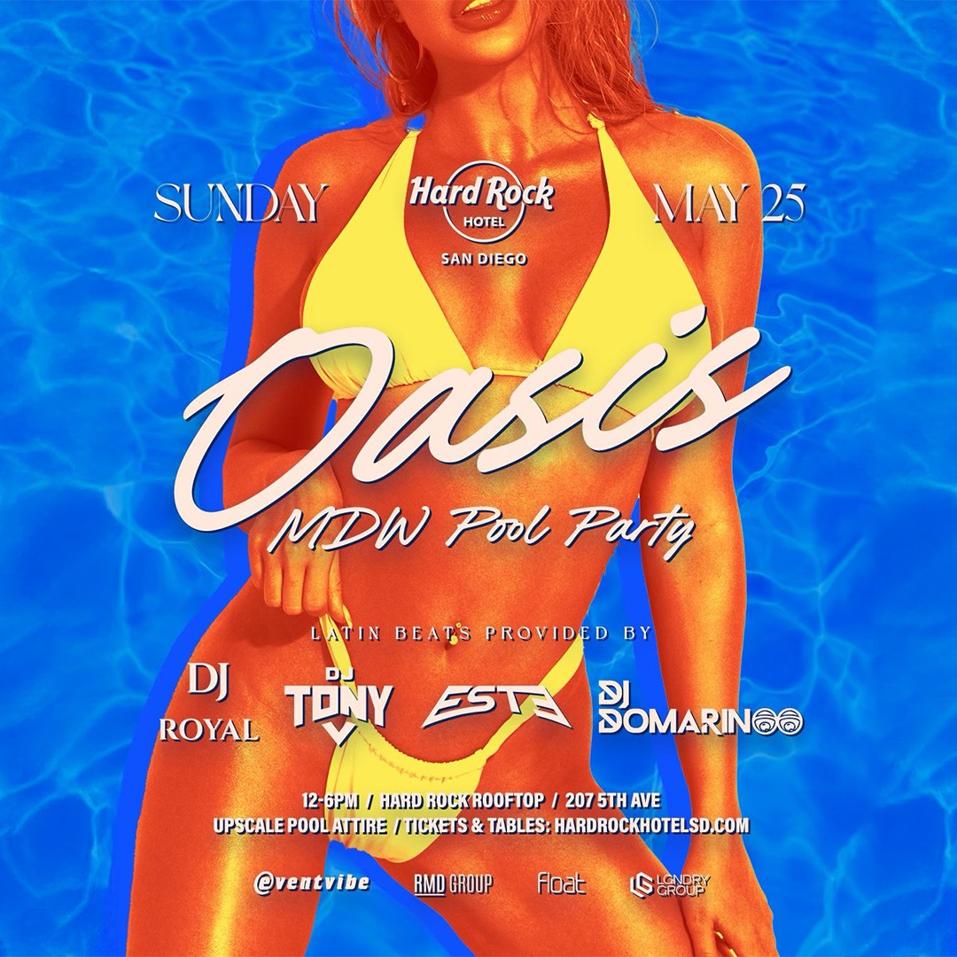 MEMORIAL DAY OASIS POOL PARTY @ HARDROCK