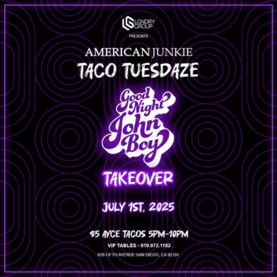 TACO TUESDAZE @ AMERICAN JUNKIE