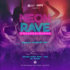 NEON RAVE 18+ College Night @ LAIR Nightclub!
