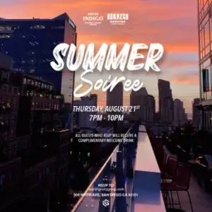 The Summer Soiree Social Mixer! @ Borrego Rooftop