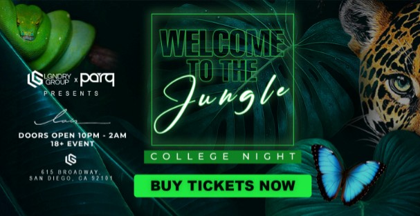 Welcome to the Jungle 18+ College Event this Friday @ LAIR Nightclub