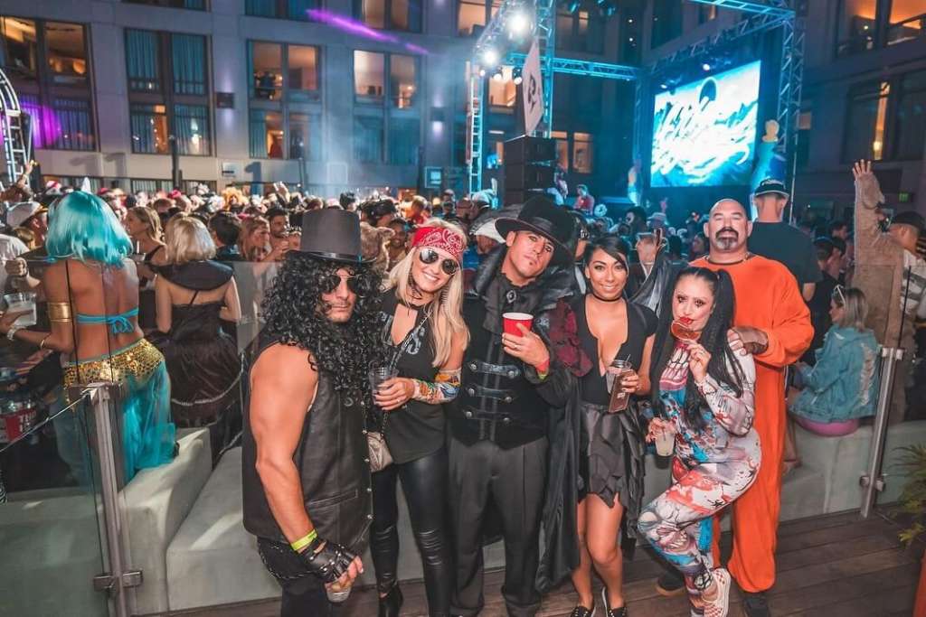 San Diego’s Gaslamp District, the Hard Rock Hotel