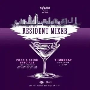 San Diego Locals Happy Hour @ Hard Rock Hotel