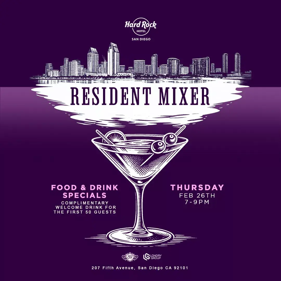 San Diego Locals Happy Hour @ Hard Rock Hotel