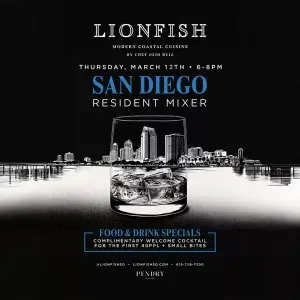Lionfish Resident Mixer at Pendry