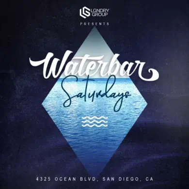 WATERBAR Saturdays!