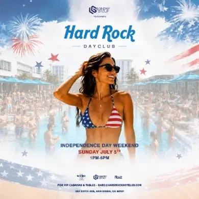 Hard Rock Dayclub Independence Weekend!