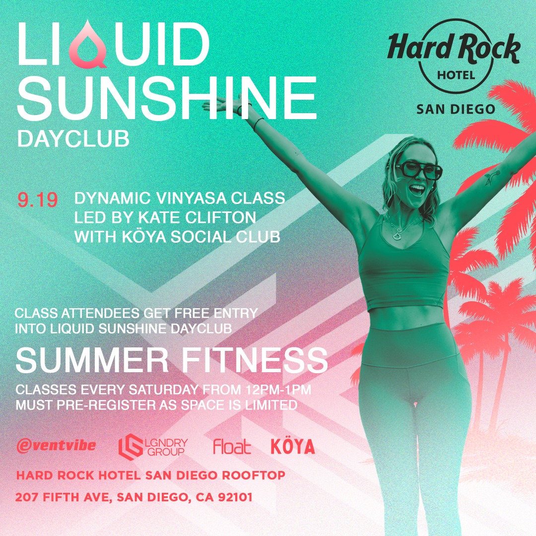 Rooftop Fitness ft. KÖYA – Dynamic Vinyasa by Kate Clifton